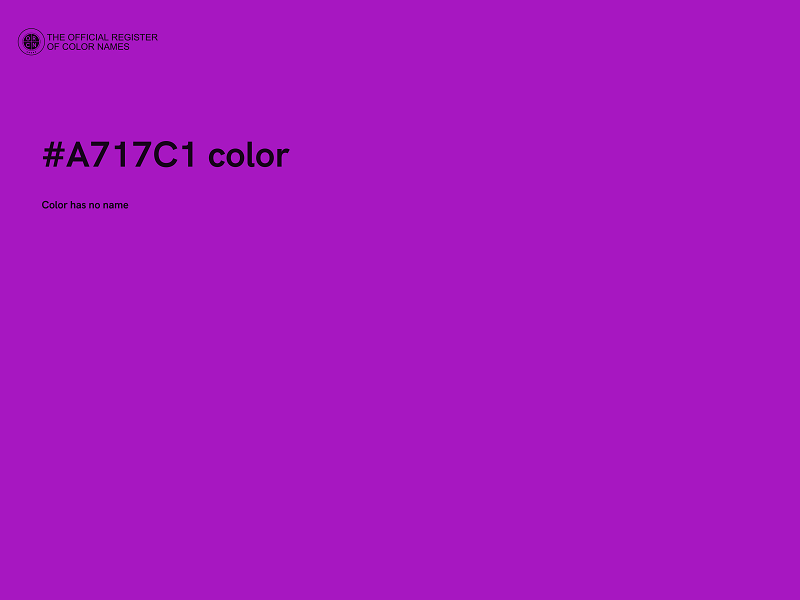 #A717C1 color image