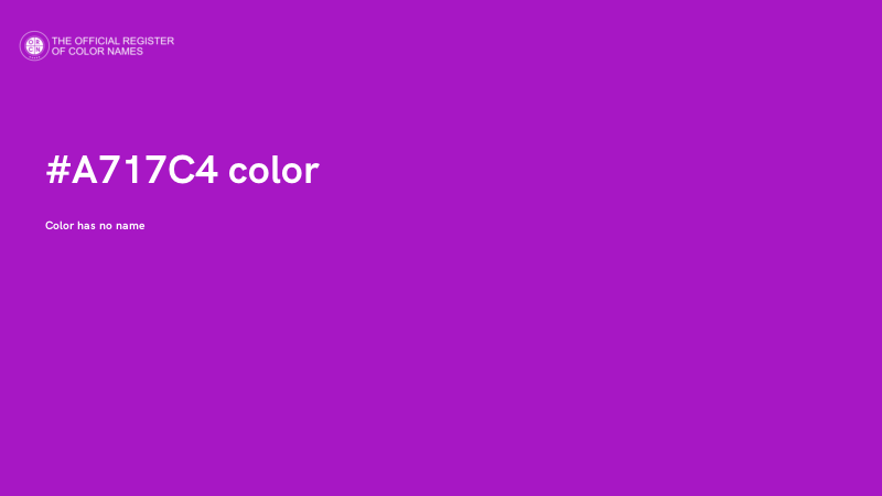 #A717C4 color image