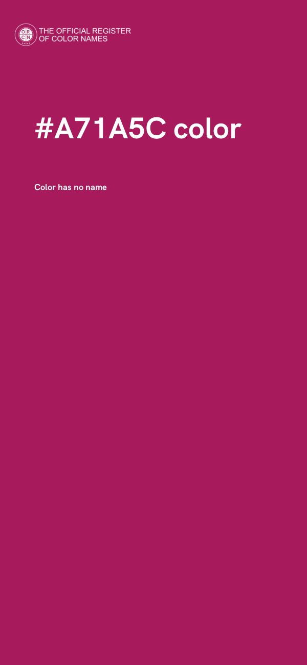 #A71A5C color image