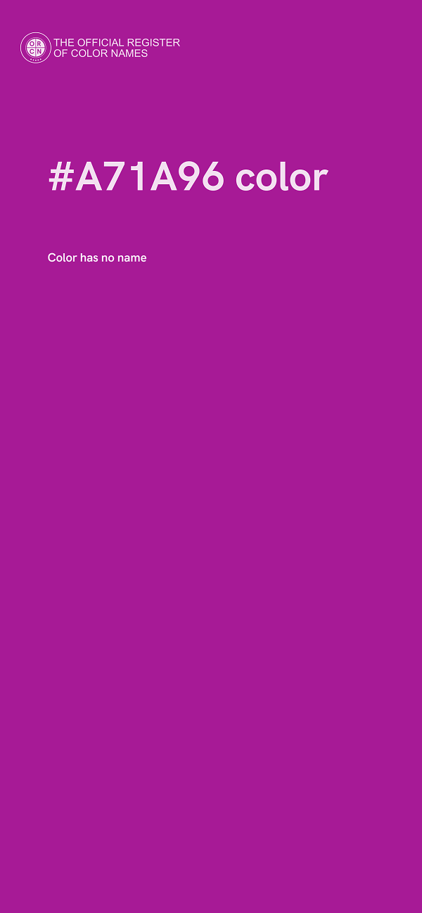 #A71A96 color image