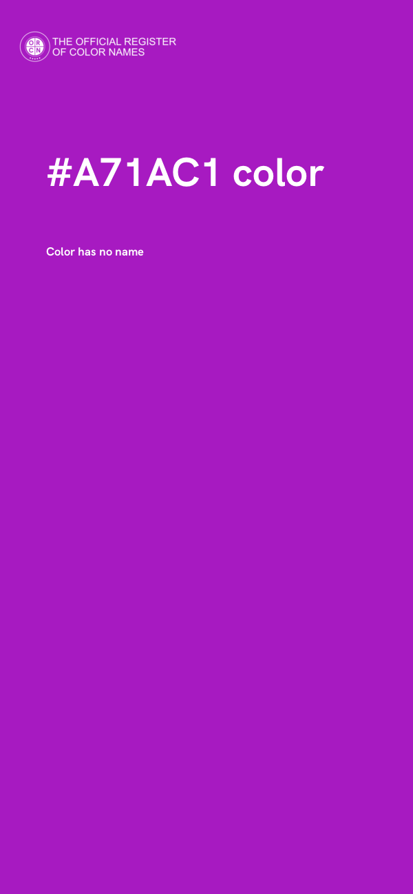 #A71AC1 color image