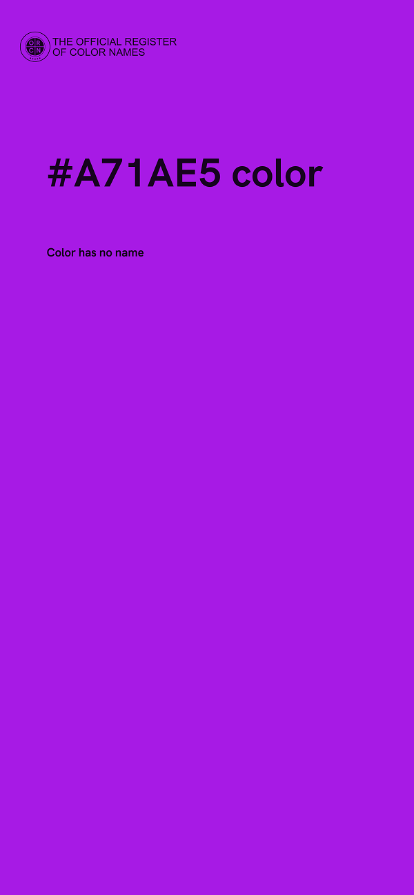 #A71AE5 color image