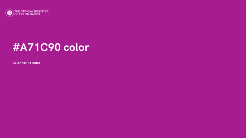 #A71C90 color image