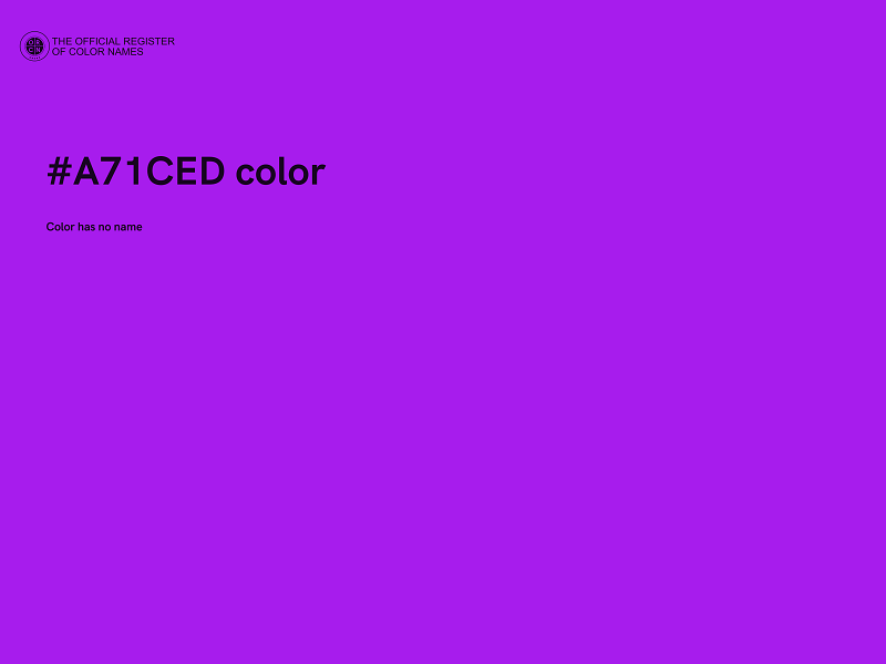 #A71CED color image