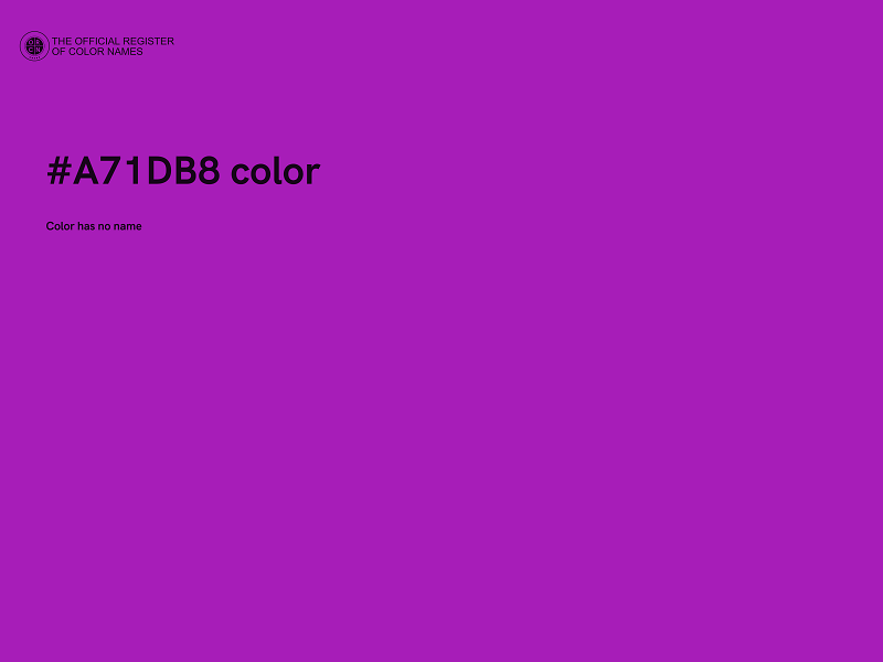 #A71DB8 color image
