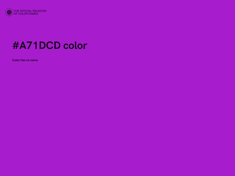 #A71DCD color image