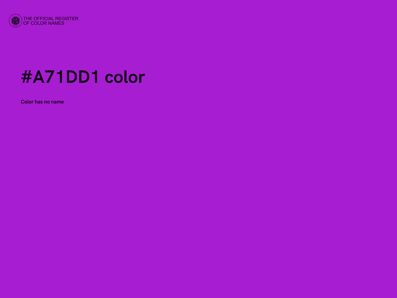 #A71DD1 color image