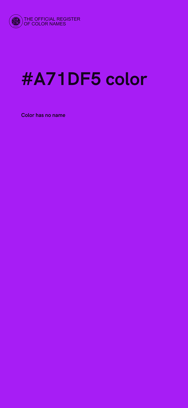 #A71DF5 color image