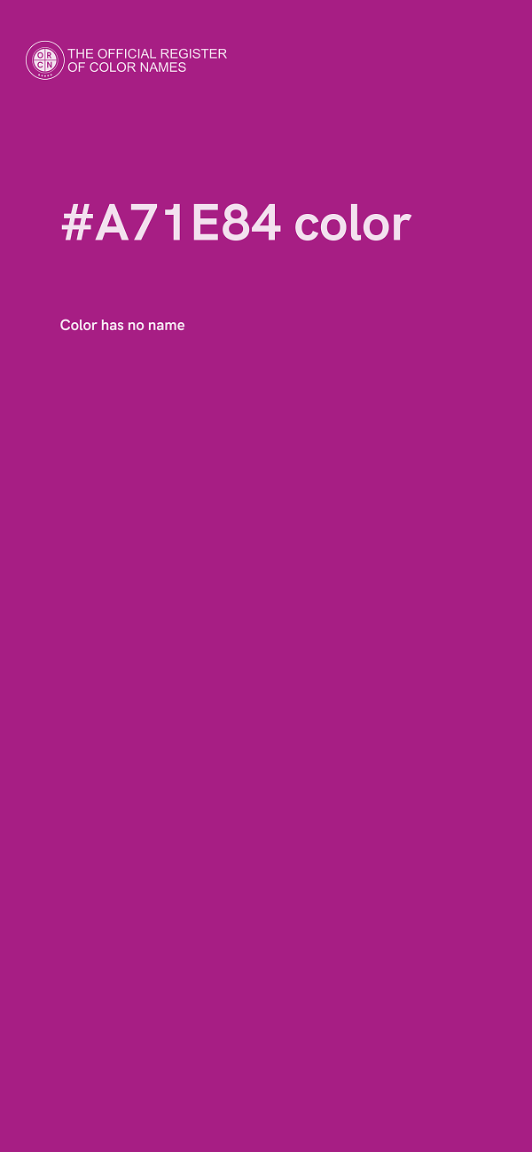 #A71E84 color image