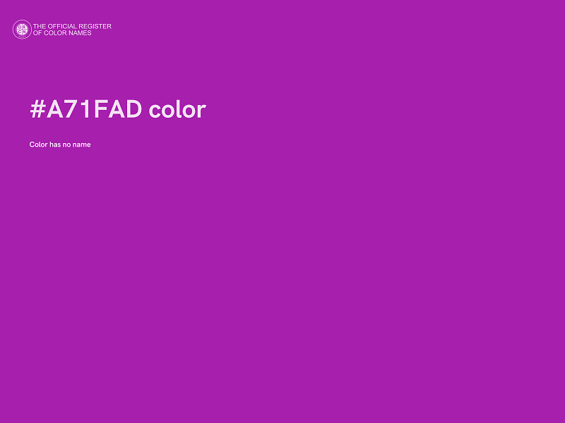 #A71FAD color image