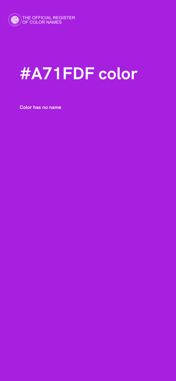 #A71FDF color image