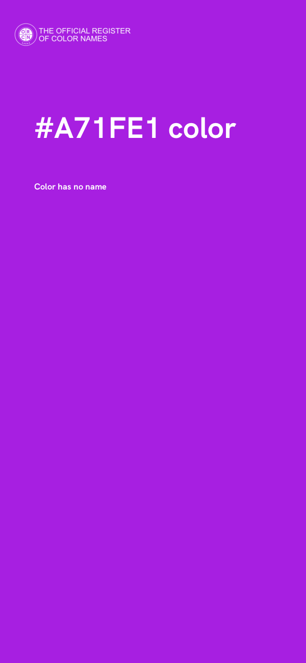 #A71FE1 color image