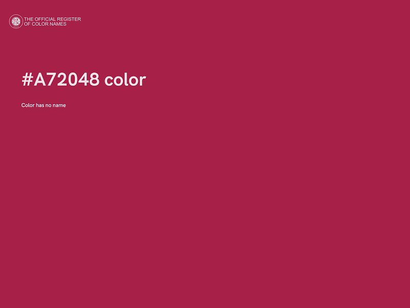 #A72048 color image