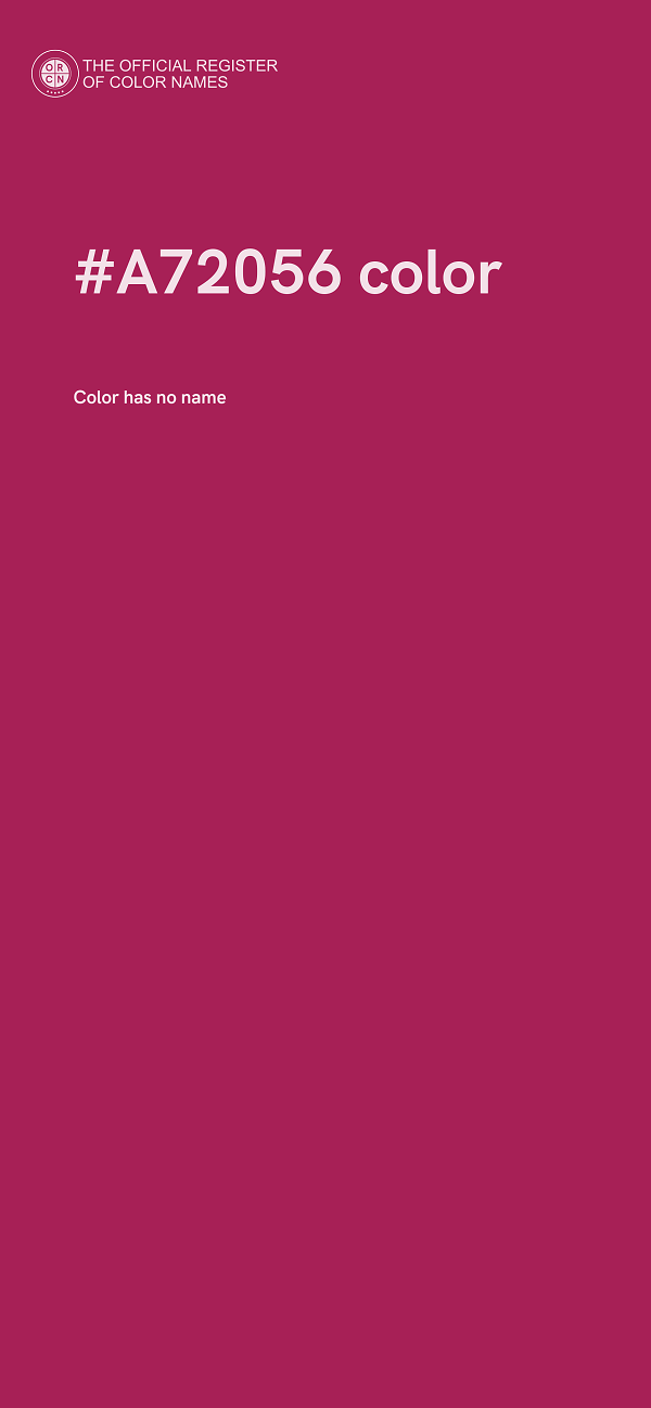 #A72056 color image