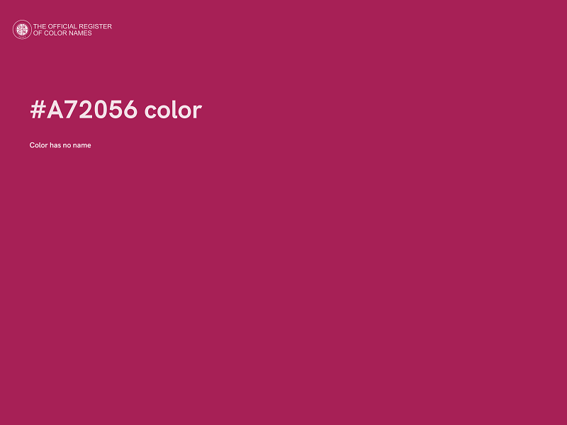 #A72056 color image