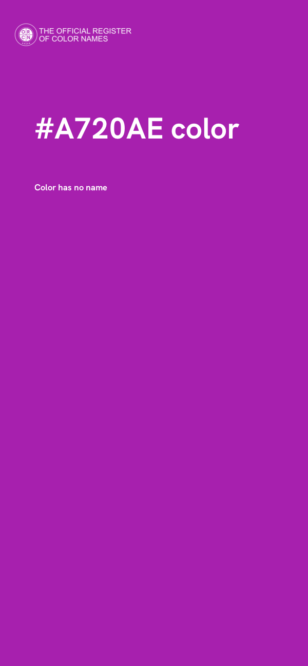 #A720AE color image