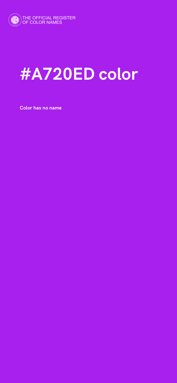 #A720ED color image