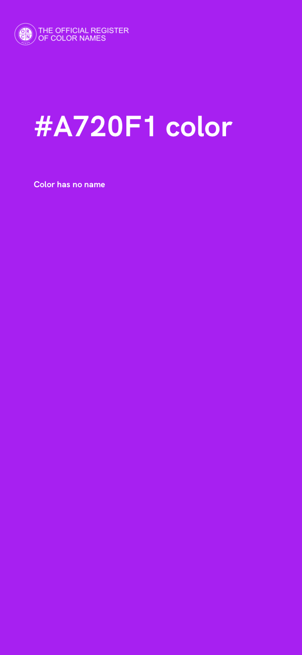 #A720F1 color image