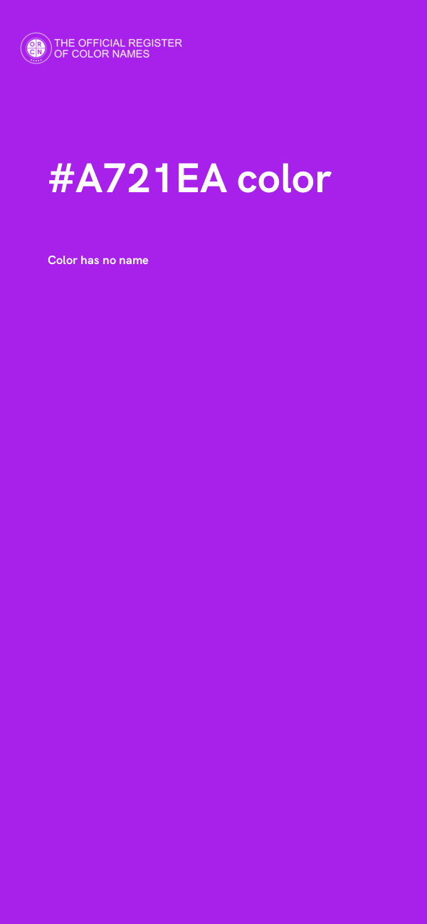 #A721EA color image