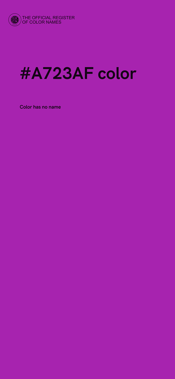 #A723AF color image