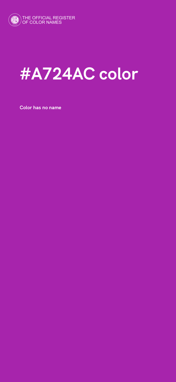 #A724AC color image