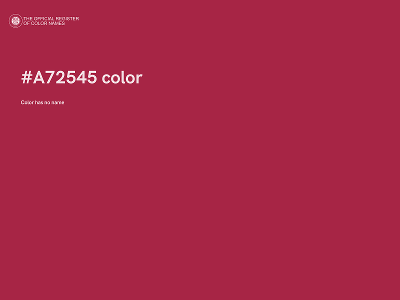 #A72545 color image