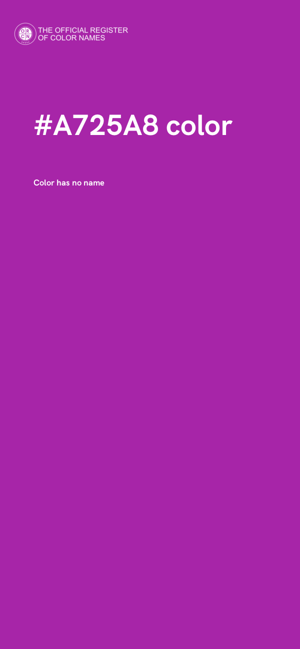 #A725A8 color image