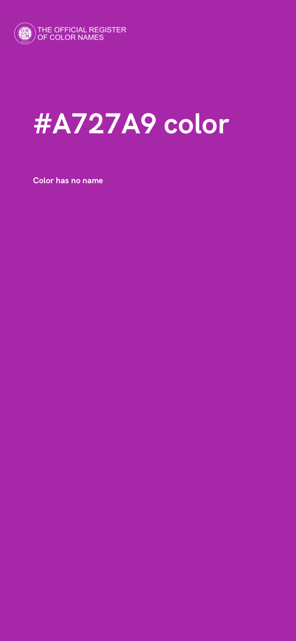 #A727A9 color image
