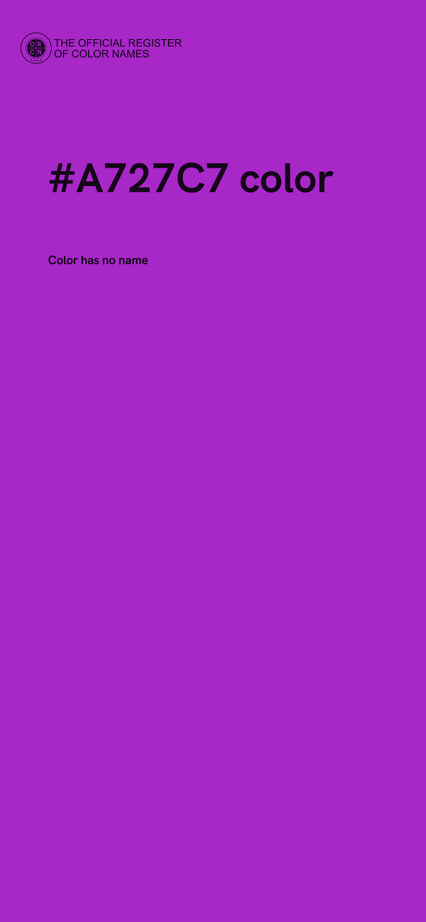 #A727C7 color image