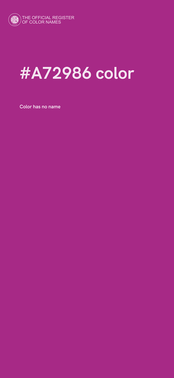 #A72986 color image