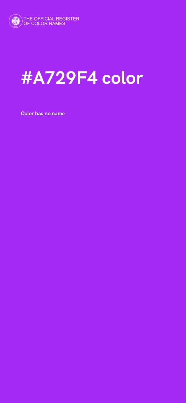 #A729F4 color image