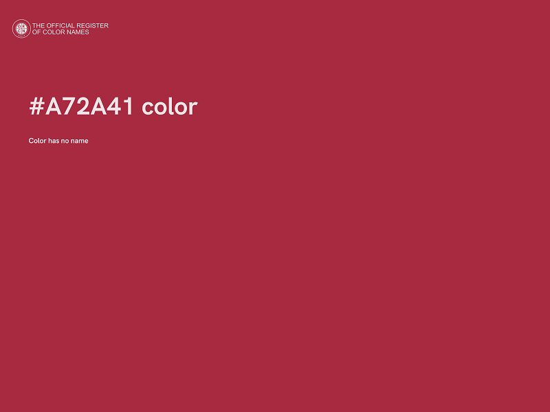 #A72A41 color image