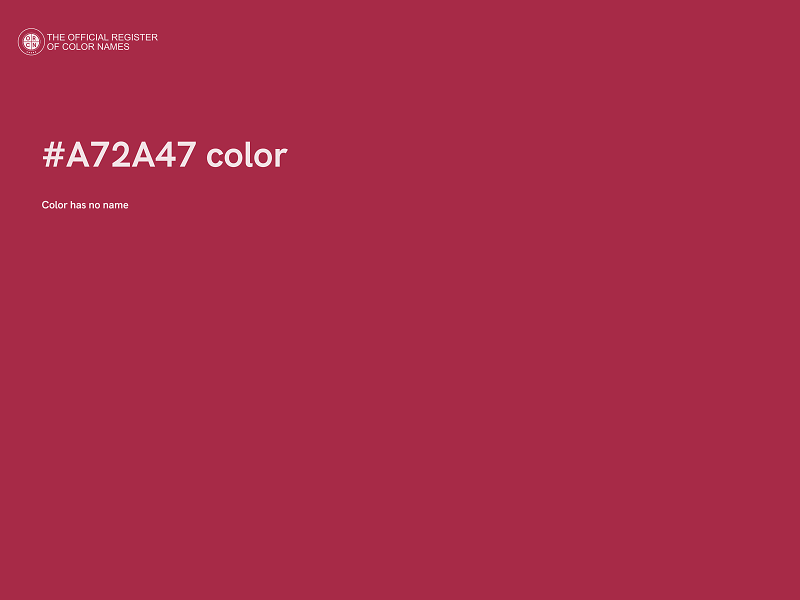 #A72A47 color image