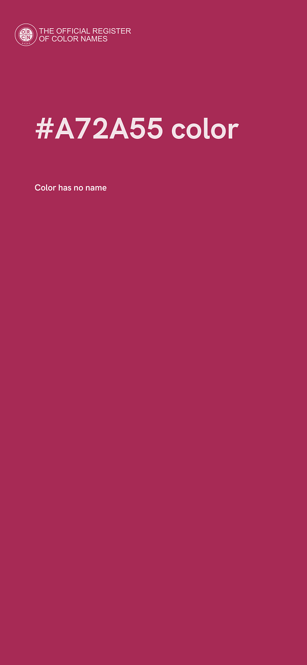 #A72A55 color image