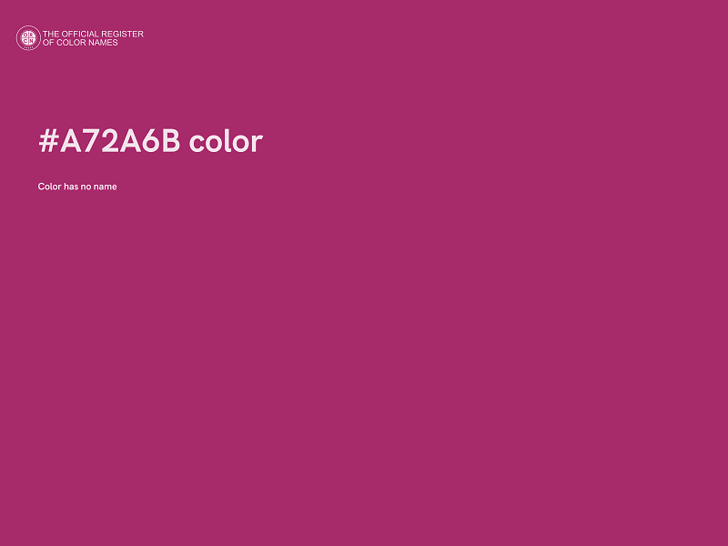 #A72A6B color image