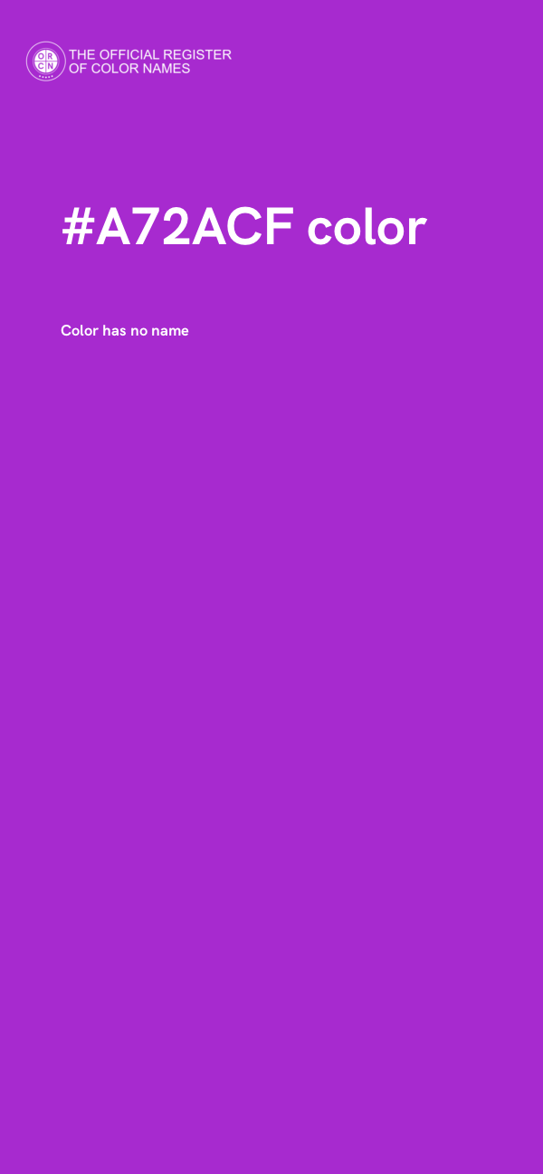 #A72ACF color image