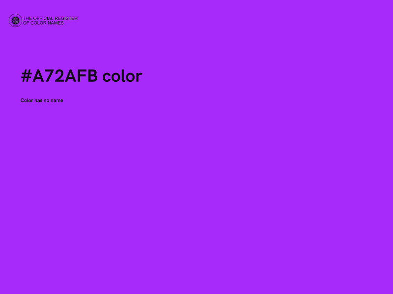 #A72AFB color image