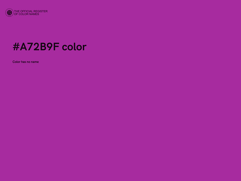 #A72B9F color image