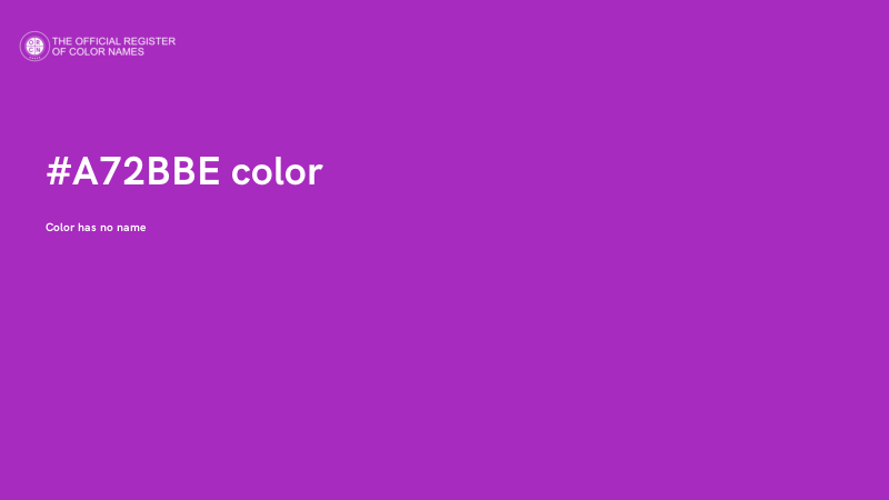 #A72BBE color image
