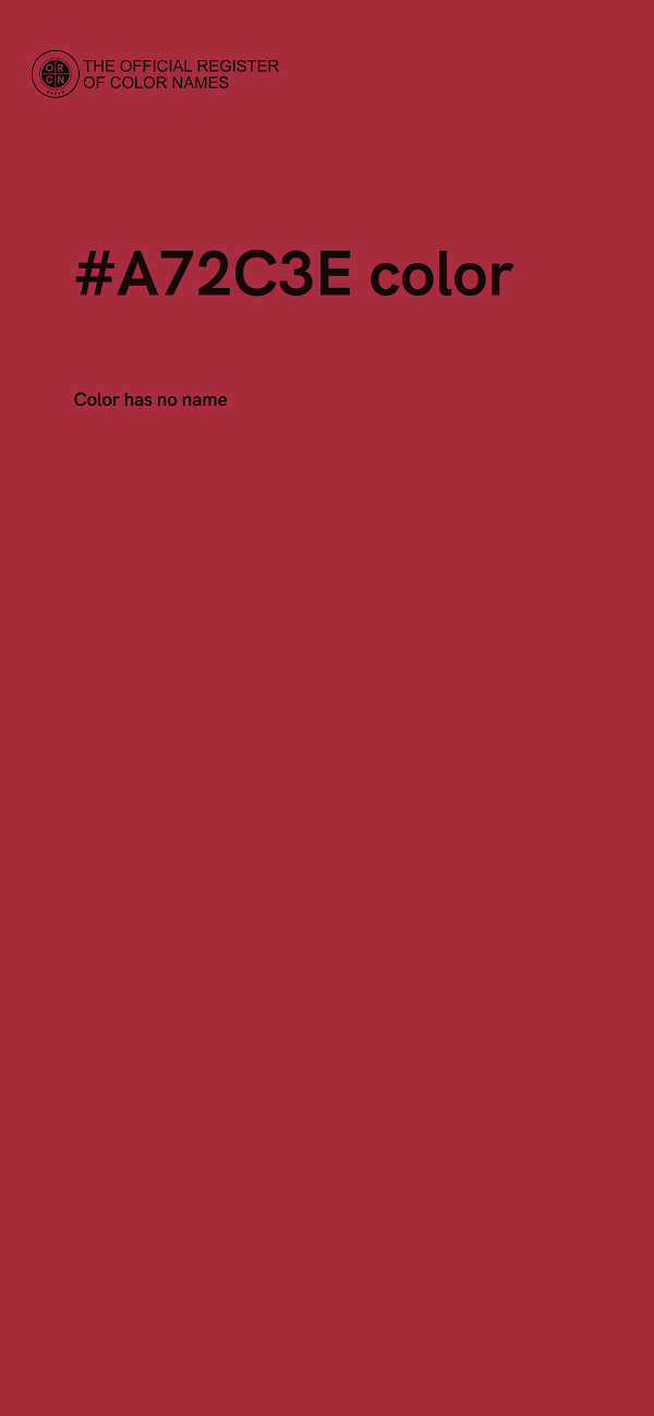 #A72C3E color image