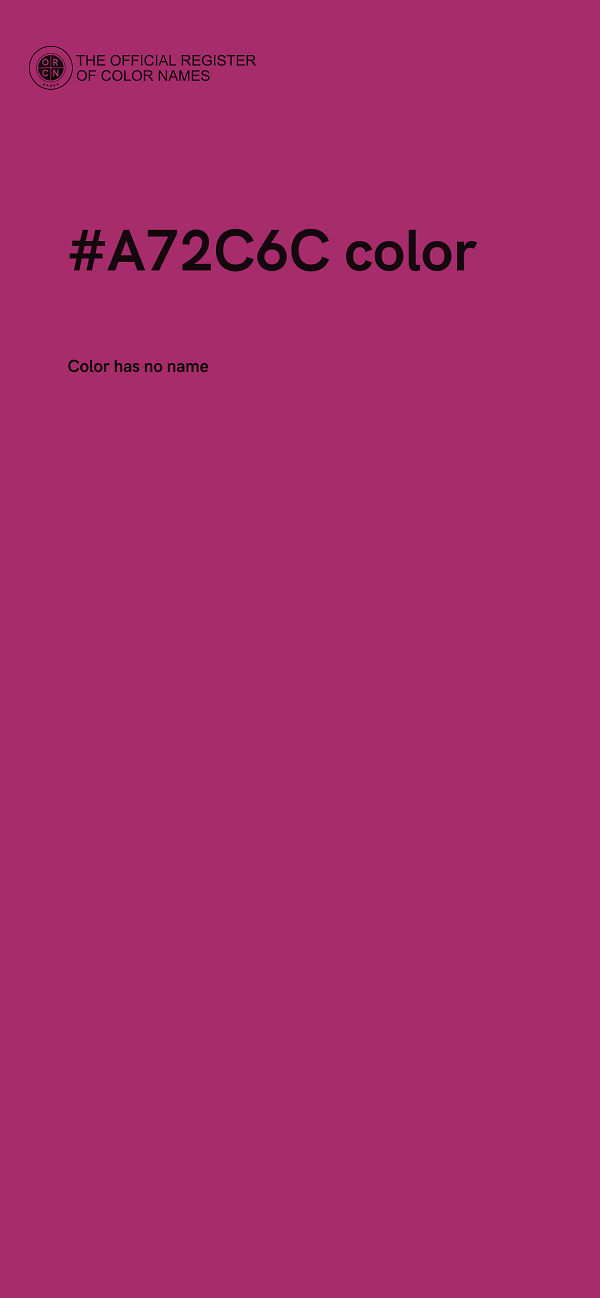 #A72C6C color image