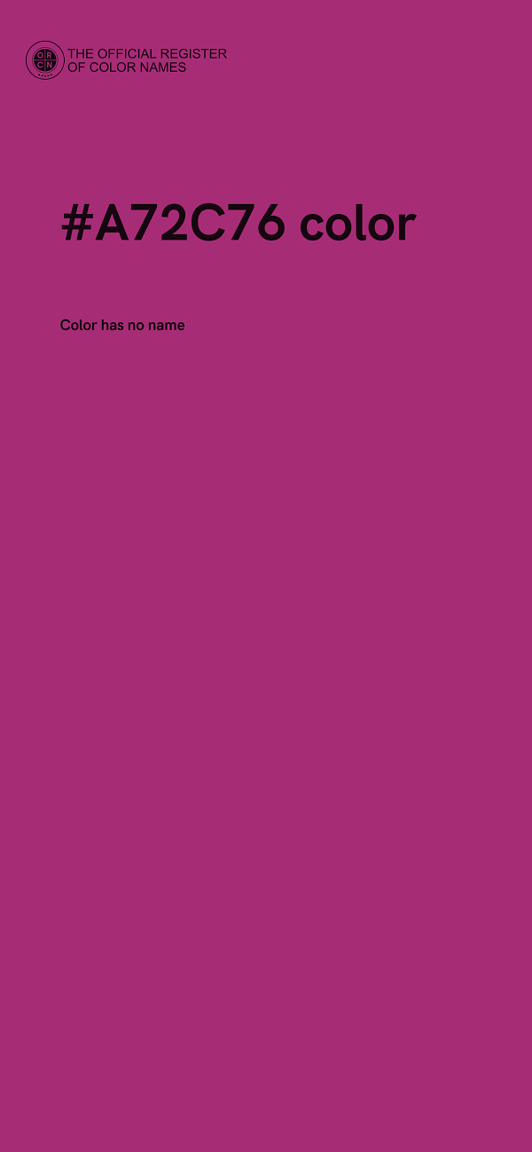 #A72C76 color image