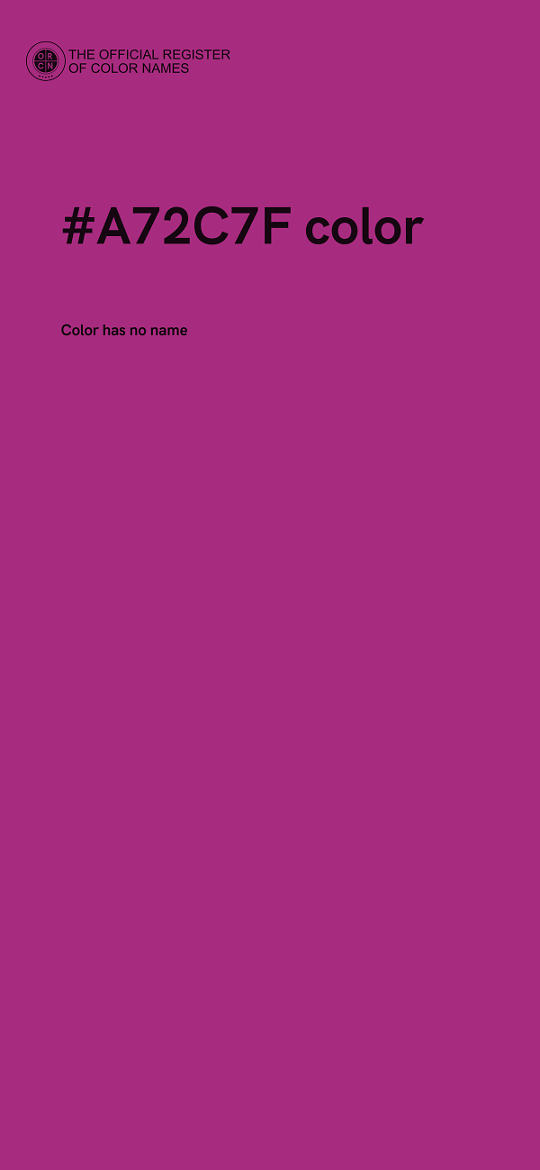 #A72C7F color image