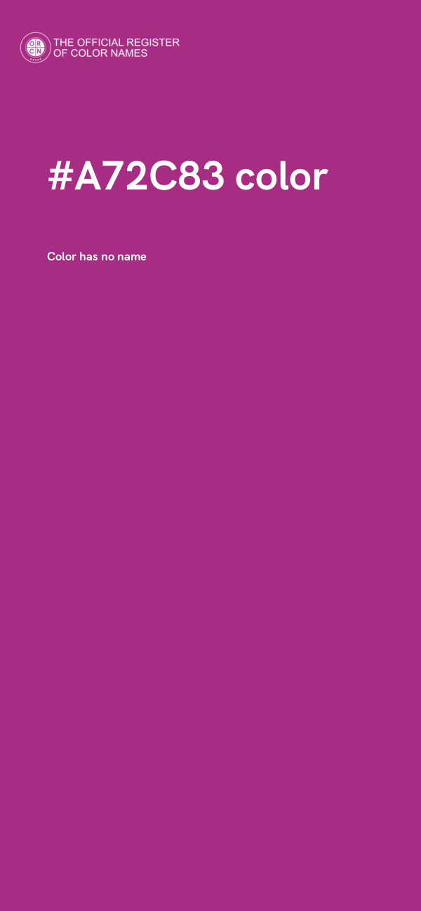 #A72C83 color image