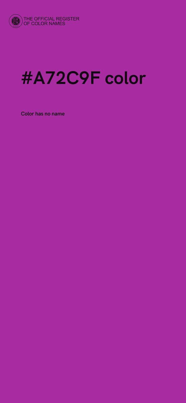 #A72C9F color image
