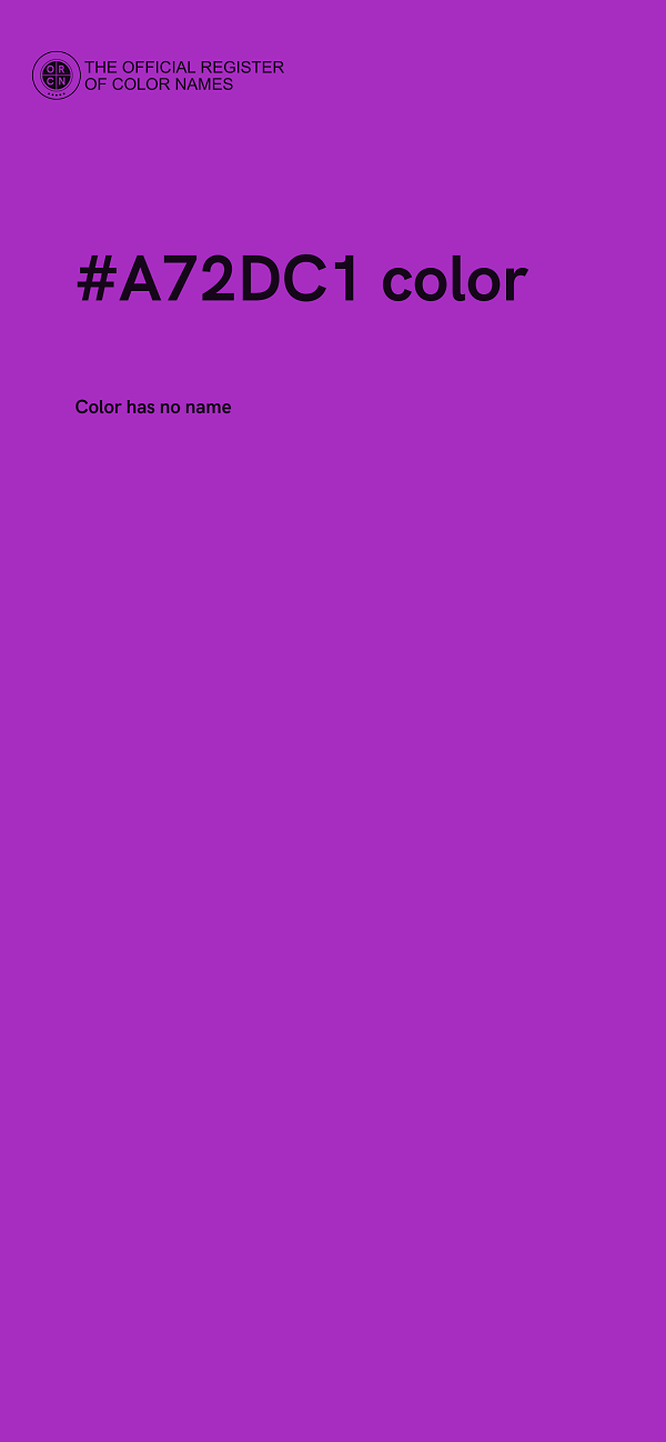 #A72DC1 color image
