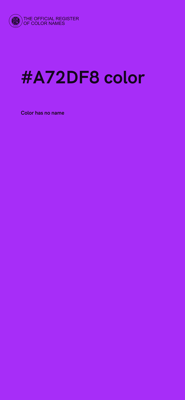#A72DF8 color image