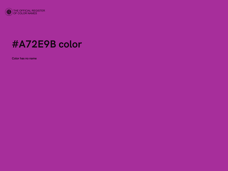 #A72E9B color image