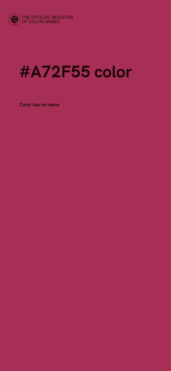 #A72F55 color image