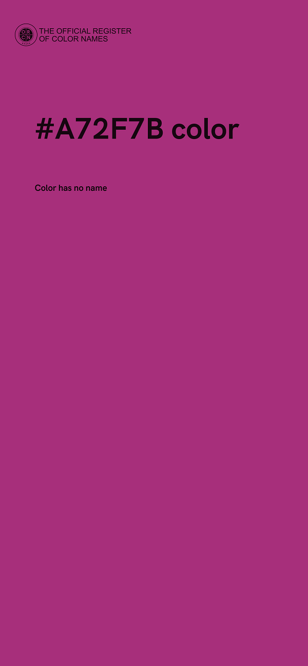 #A72F7B color image